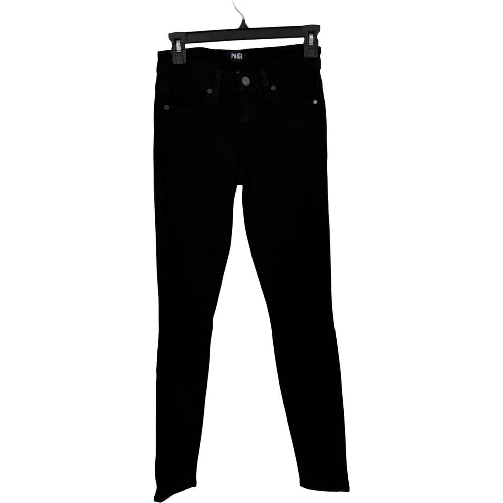 Paige Verdugo mid rise ultra skinny jeans black size 26